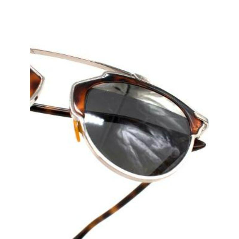 Dior So Real Tortoiseshell Sunglasses For Sale 6