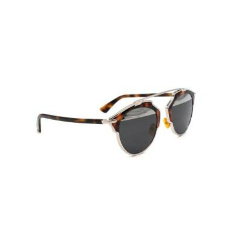 Dior So Real Tortoiseshell Sunglasses In Good Condition For Sale In London, GB