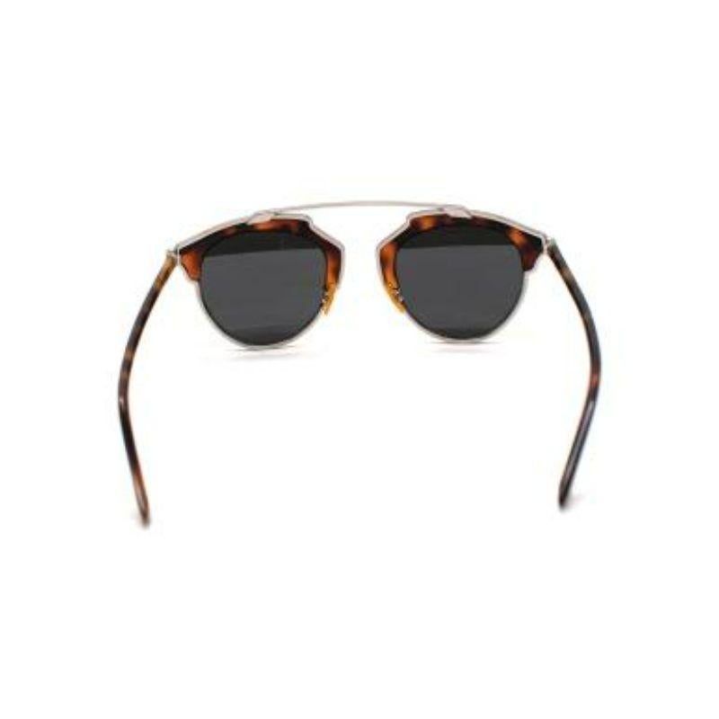 Dior So Real Tortoiseshell Sunglasses For Sale 2