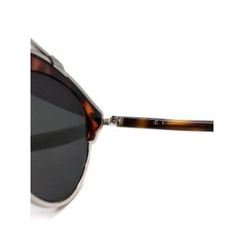 Dior So Real Tortoiseshell Sunglasses For Sale 4