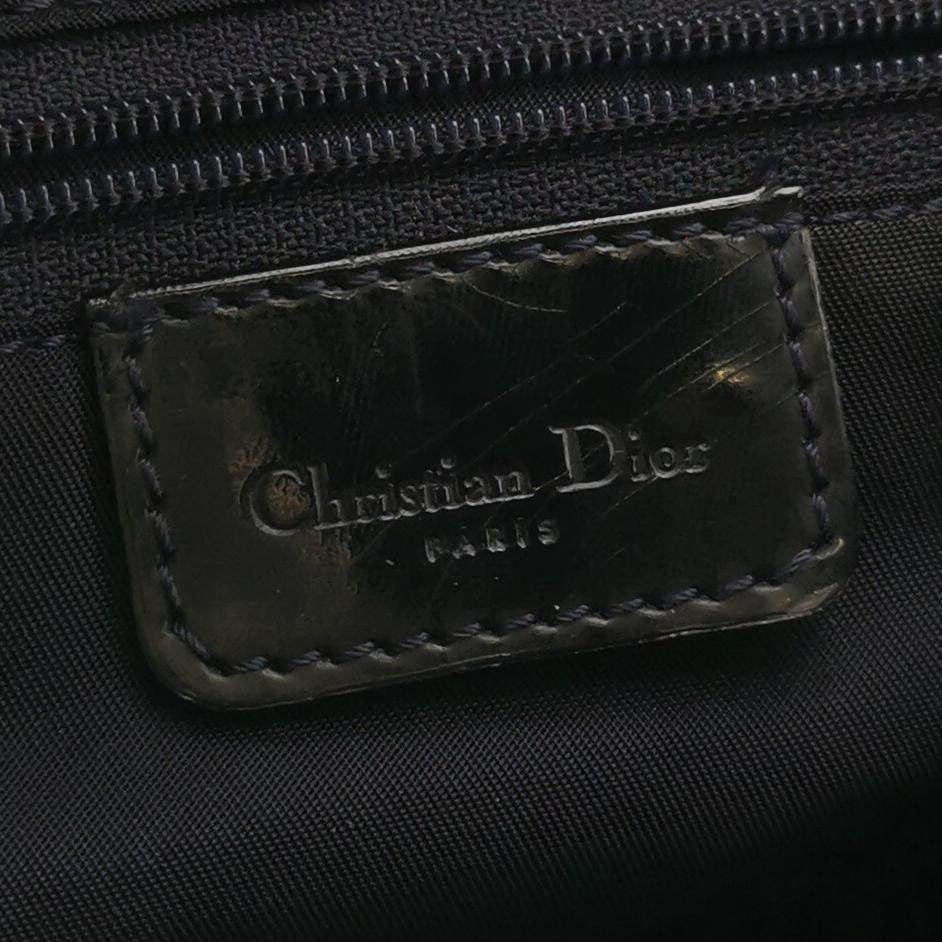 Dior Speedway Denim Print Double Saddle Handbag Vintage 3