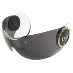Dior Sport 2 Woman Black Shield Sunglasses With Retractable Arms