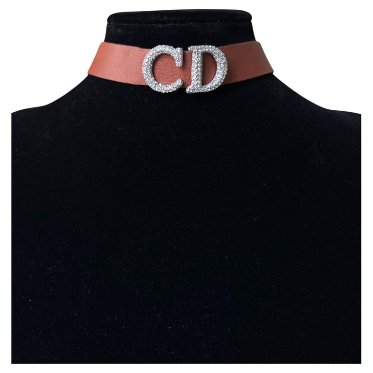 John Galliano for Christian Dior CD Crystallized Necklace