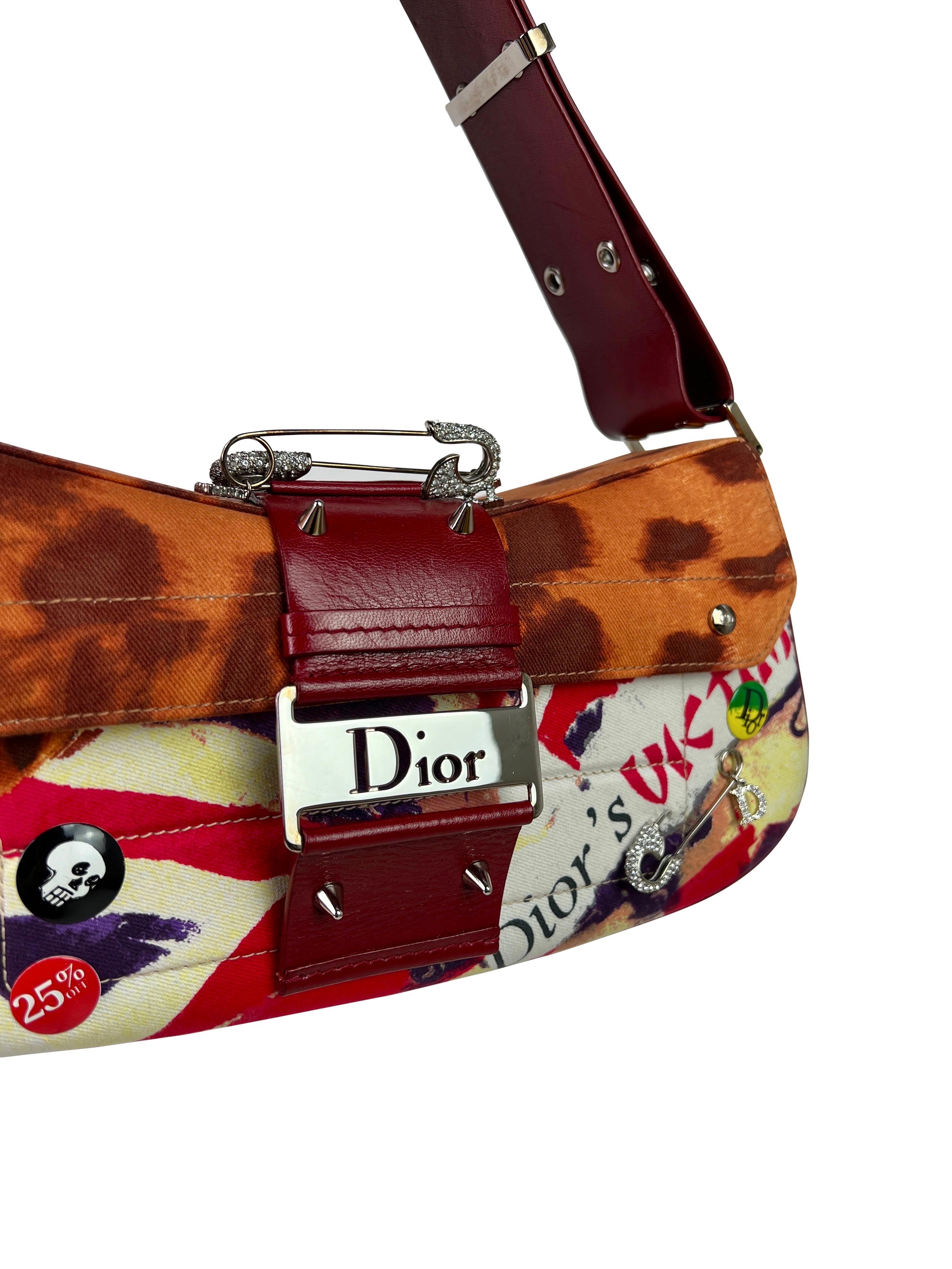 Dior Spring 2003 Limited Edition Columbus Street Chic Victim Handbag 8