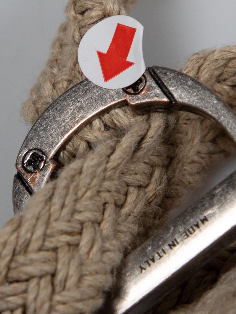 Dior Spring 2020 Beige Raffia Rope Wrap Belt 2