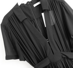 Dior Spring 2021 Black Silk Tea Dress