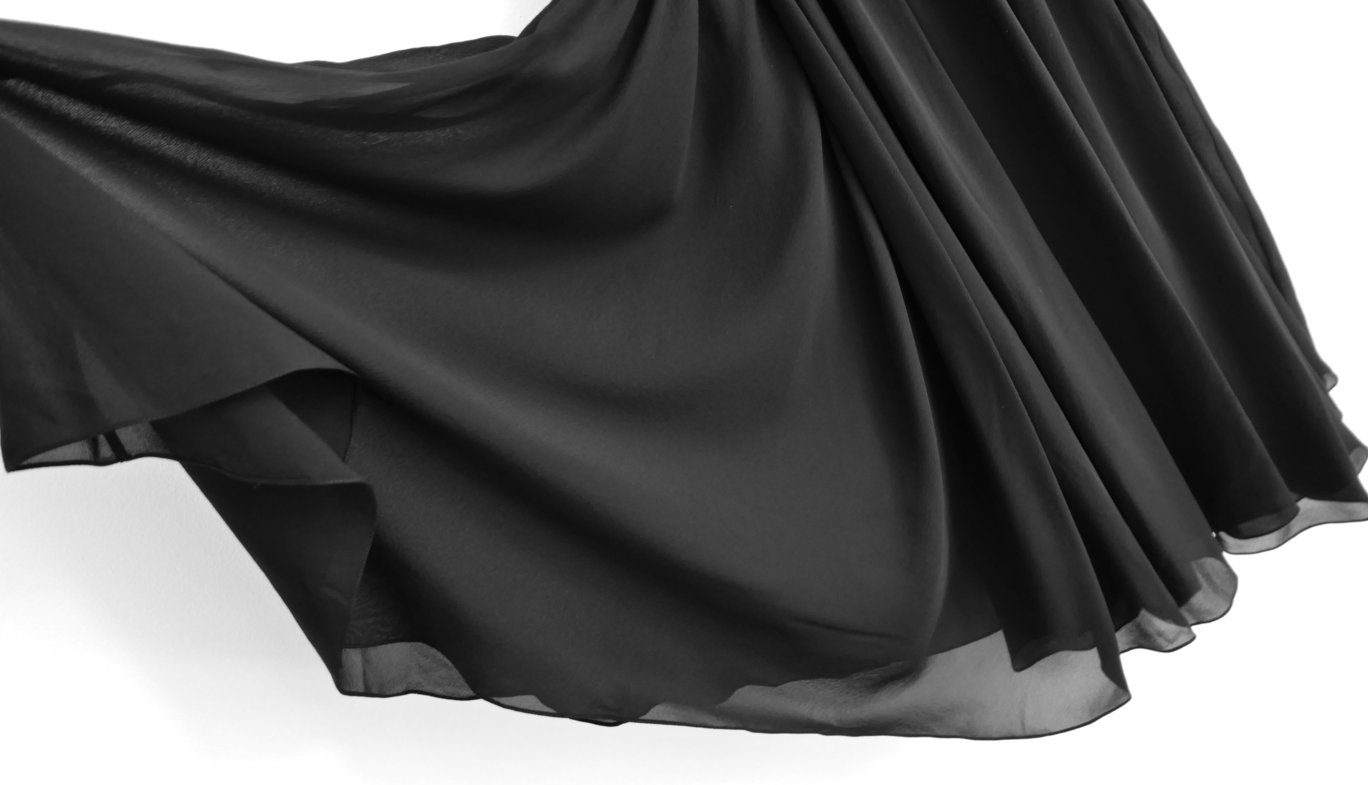 Donna Abito da tè in seta nera Dior primavera 2021 in vendita