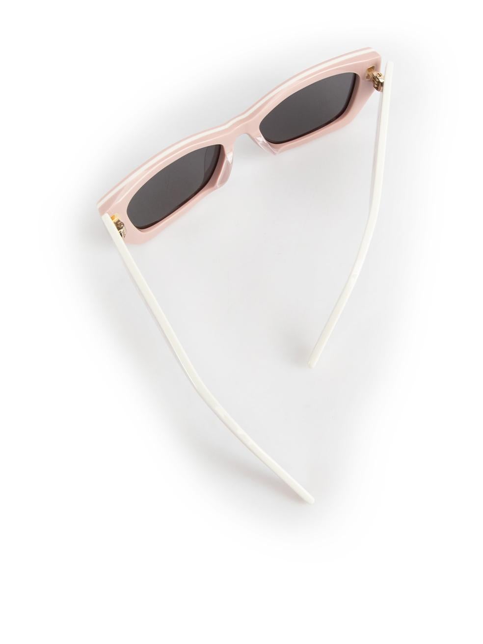 Dior SS24 Pink Dior Pacific S2U Rectangle Sunglasses 2