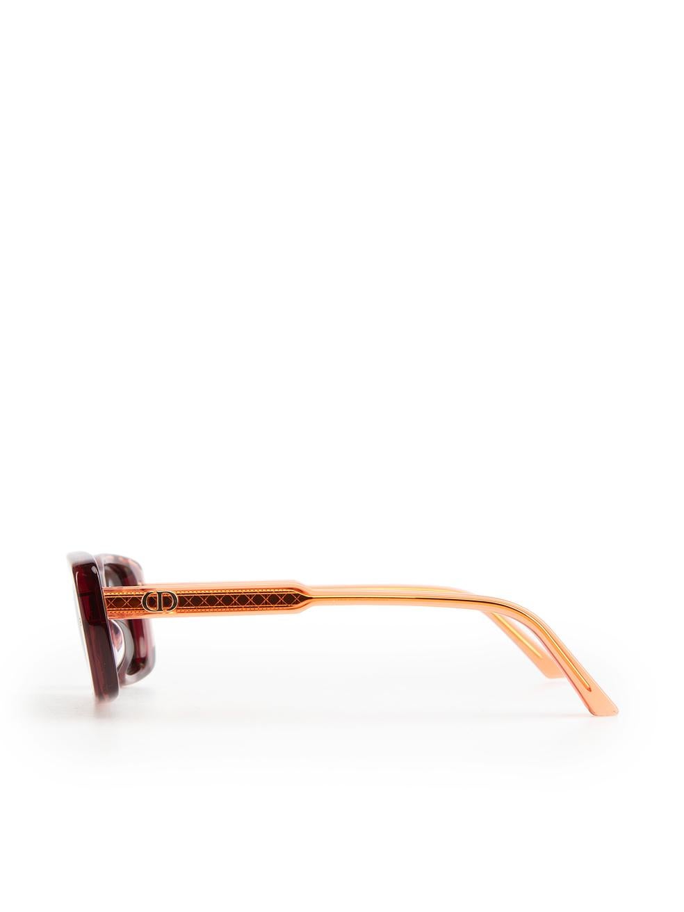Women's Dior SS24 Pink DiorHighlight S2I Rectangle Sunglasses