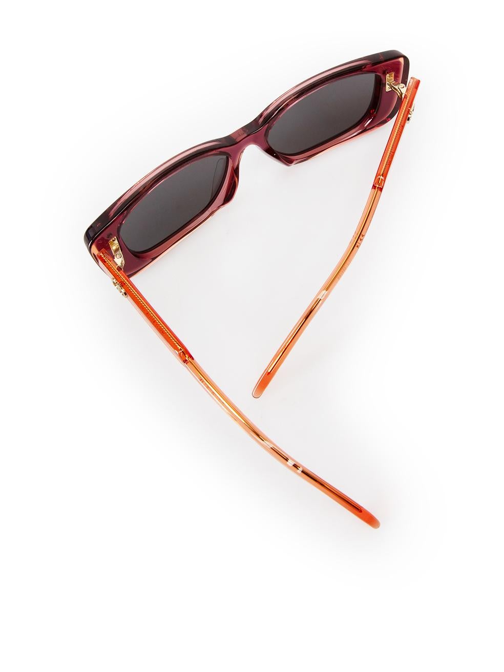 Dior SS24 Pink DiorHighlight S2I Rectangle Sunglasses 2