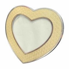Dior Argent Sterling Email Italian Heart Frame