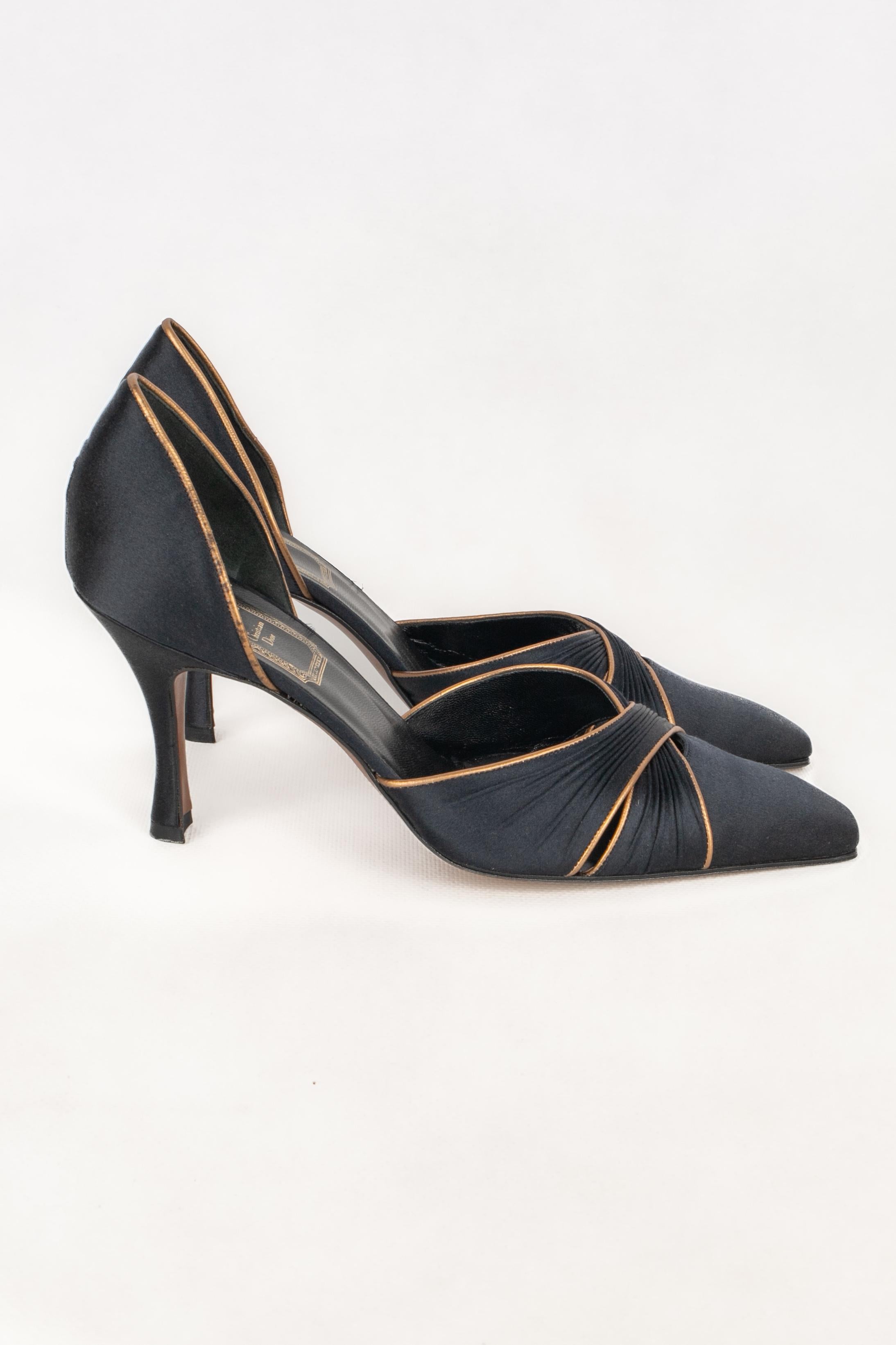 Black Dior stiletto shoes For Sale