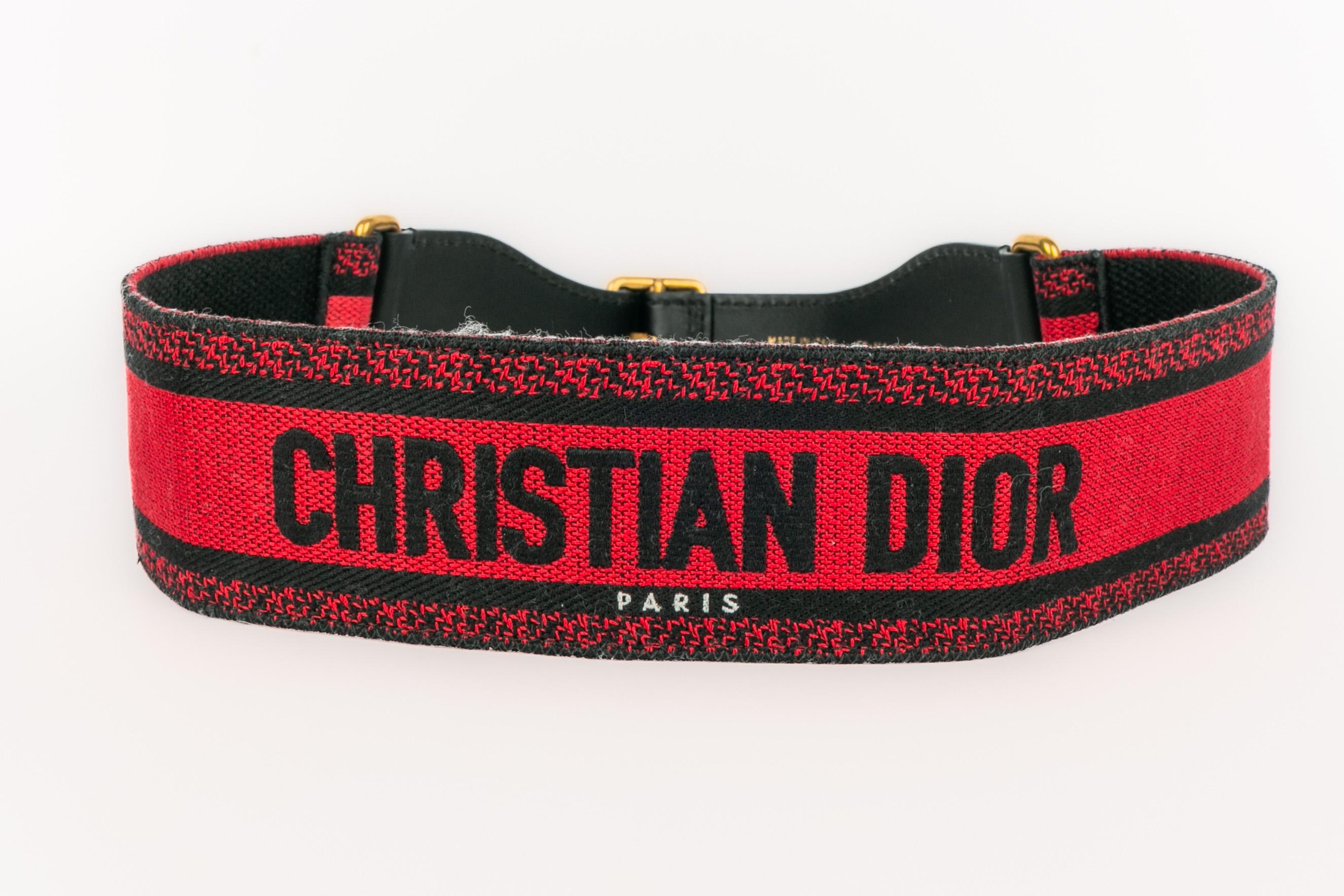 Dior 'strap' belt In Excellent Condition For Sale In SAINT-OUEN-SUR-SEINE, FR