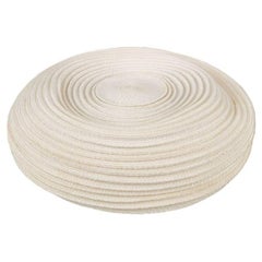 Dior Straw Hat in White and Ecru