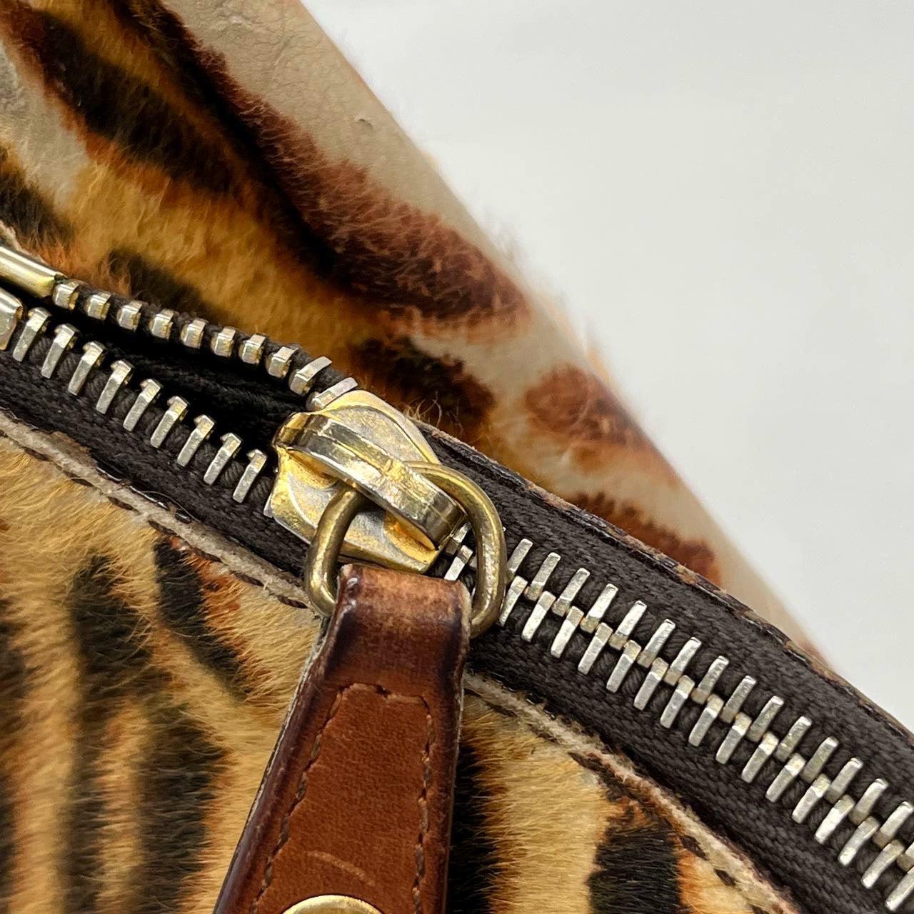 Dior Street Chic Hobo Leopard Print Pony-hair Calfskin 5