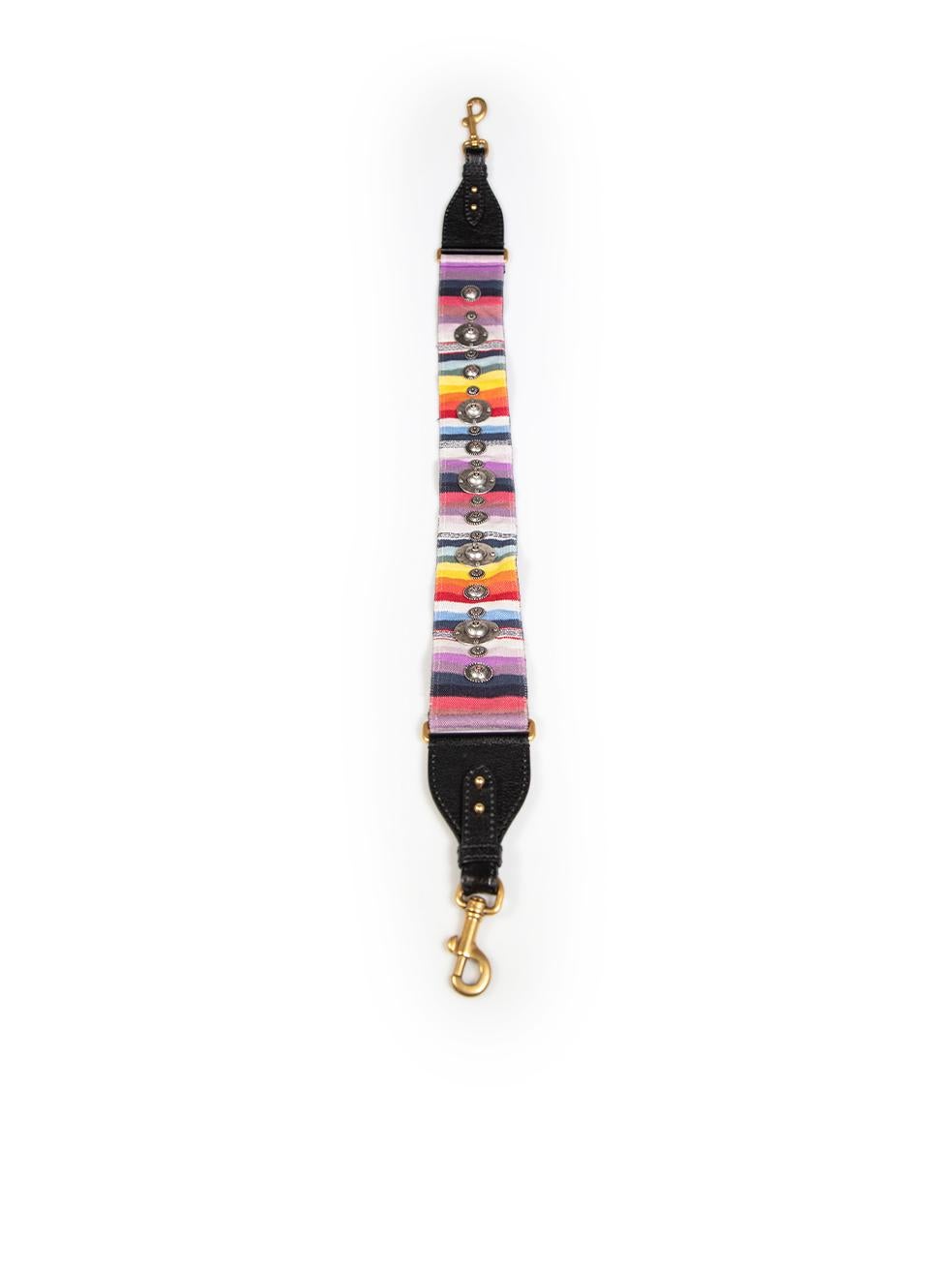 Women's Dior Stripe Studded Bag Strap