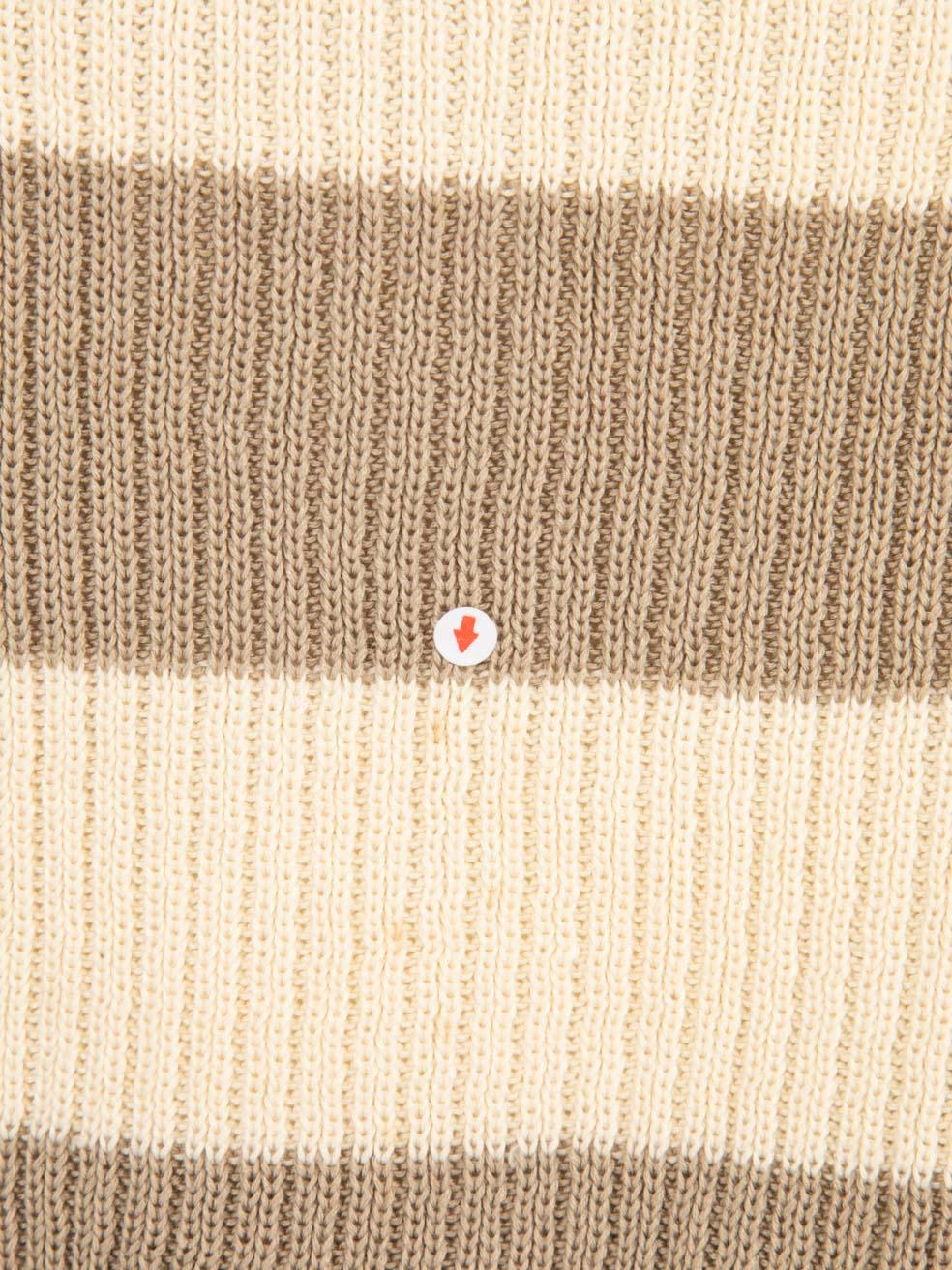 Dior Striped Buttoned Shoulder Knit Jumper Size M In condizioni buone in vendita a London, GB