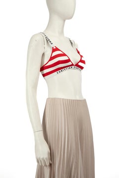 Top Bralette Dior Rayas J''adior Logo Bordado Talla M