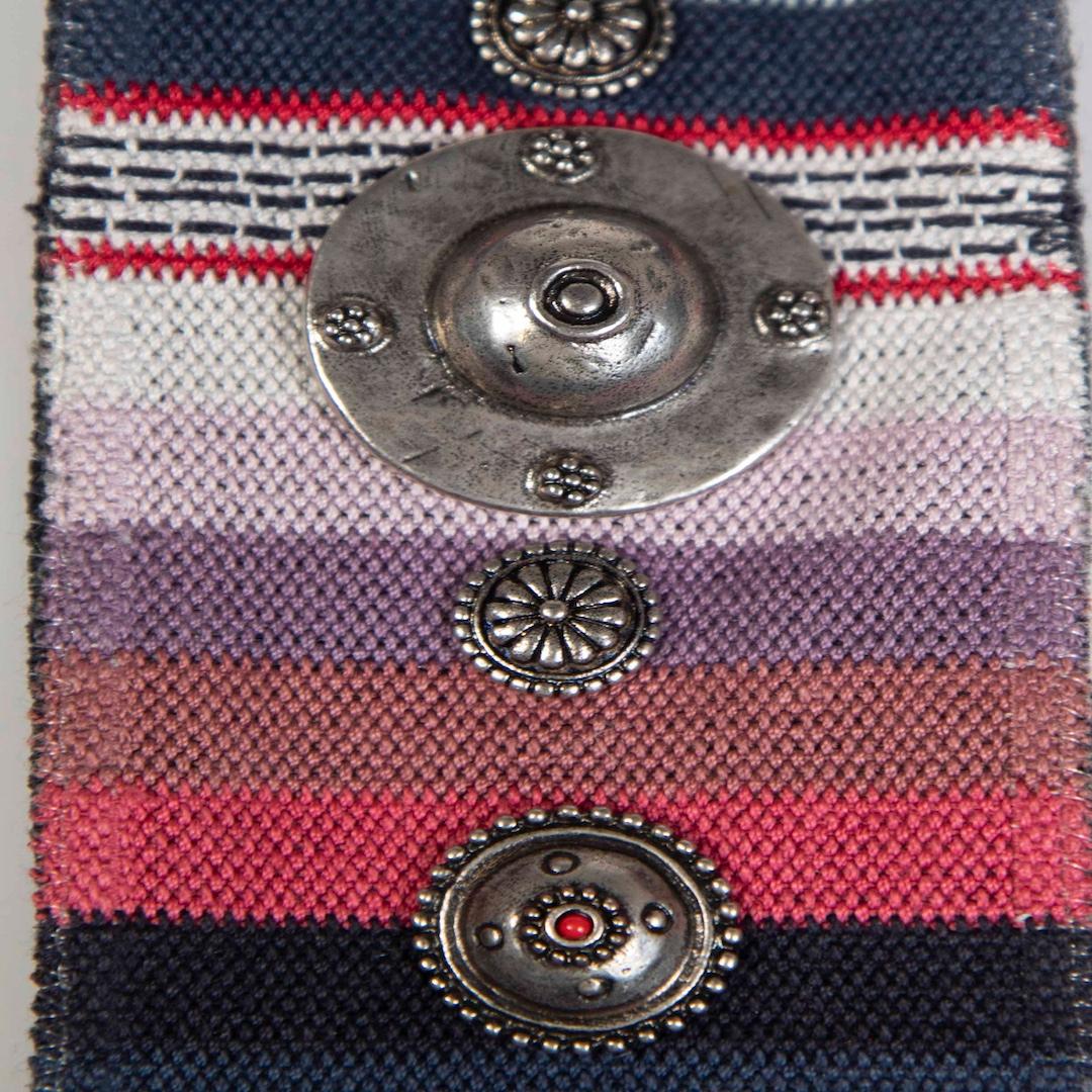 Dior Studded Striped Bag Strap In Good Condition In London, GB