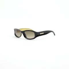 Dior-Sonnenbrille in Schwarz und Gold