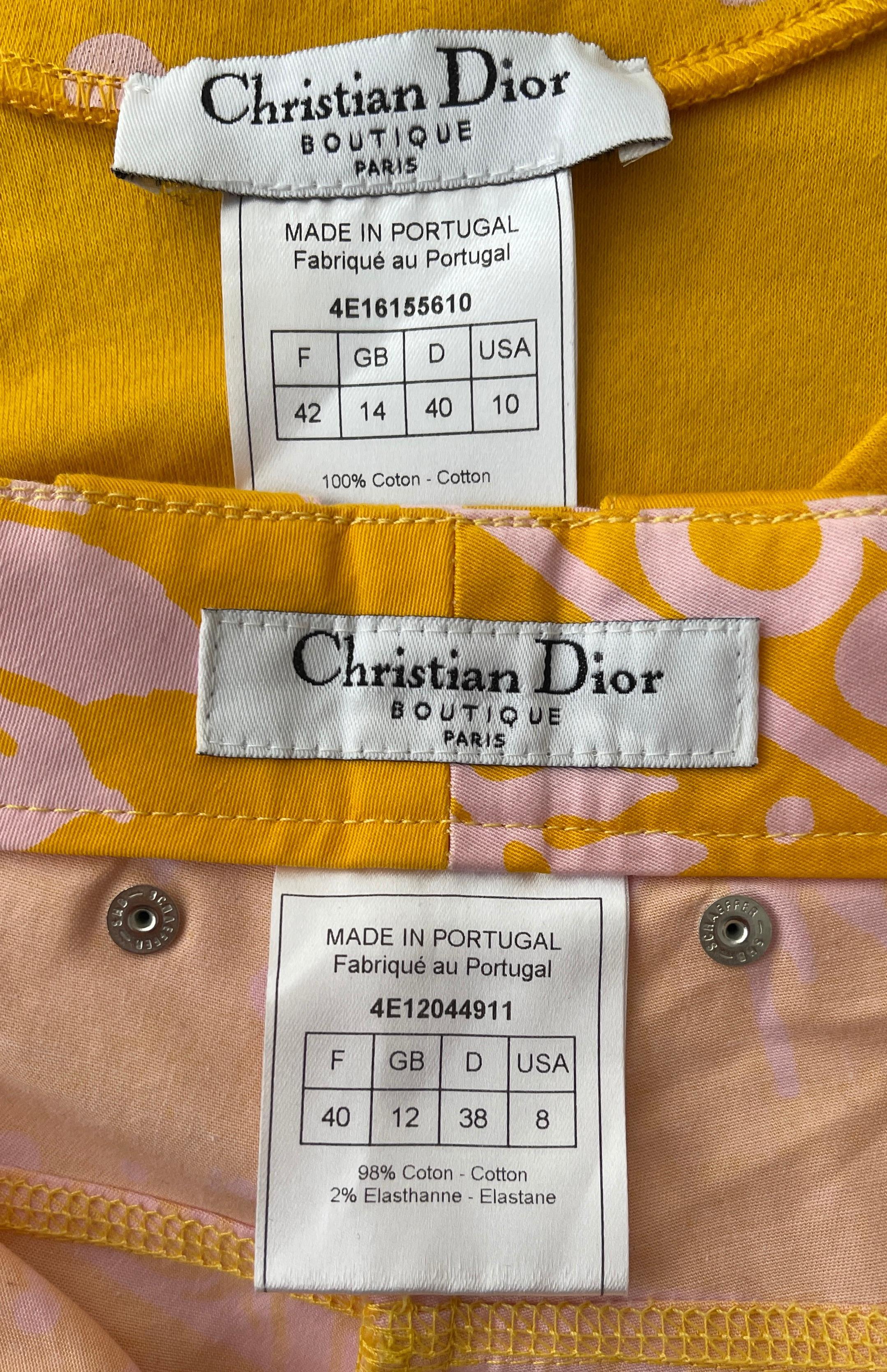 Dior Surf Chick set by John Galliano Resort 2004 Capsule Collection - Y2K Style In Good Condition In Paris, FR