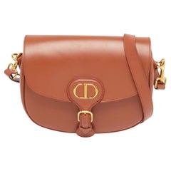 Dior Tan Leather Medium Bobby Shoulder Bag