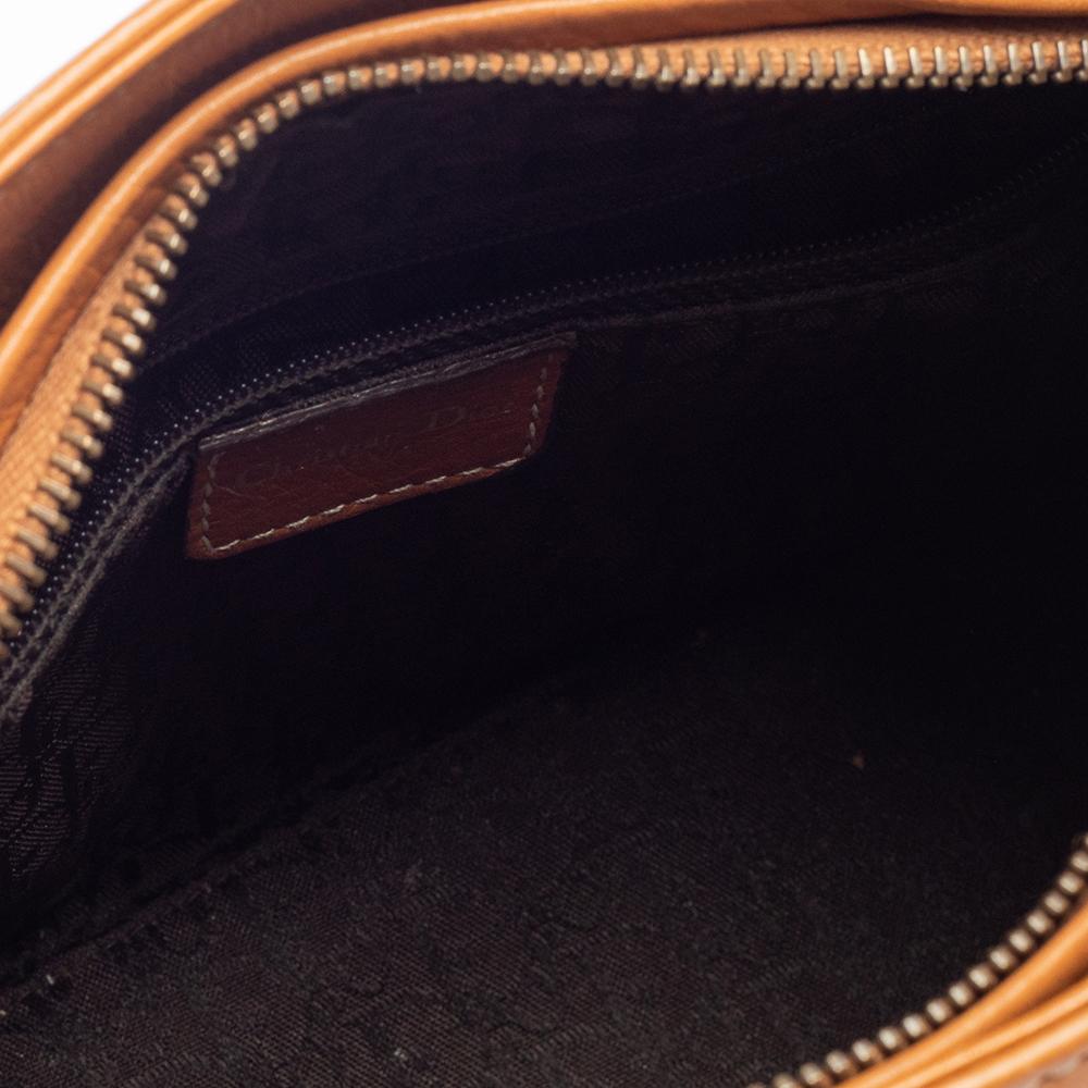 Dior Tan Leather Medium Lady Dior Tote 2