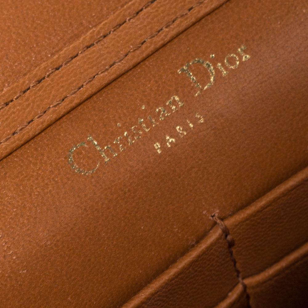 Dior Tan Leather Mini Studded Diorama Chain Shoulder Bag 2