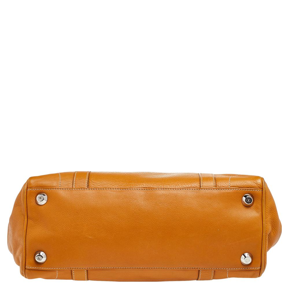 Dior Tan Leather Satchel 1