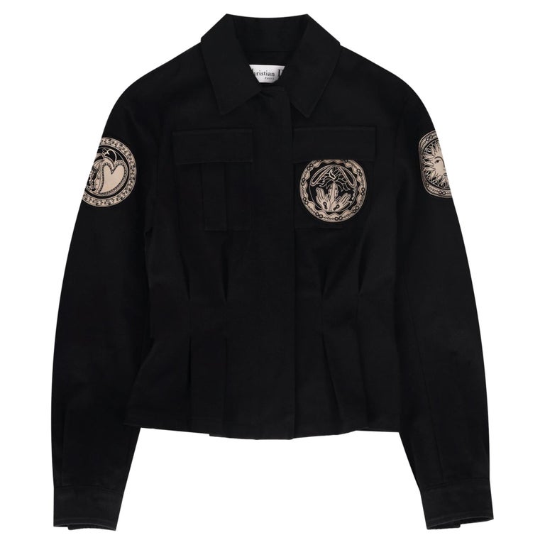Dior Tarot Card Collection Cotton Jacket For Sale at 1stDibs