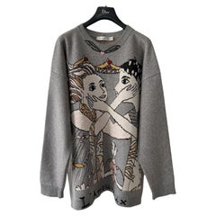 Used Dior Tarot Embroidery Cashmere jumper