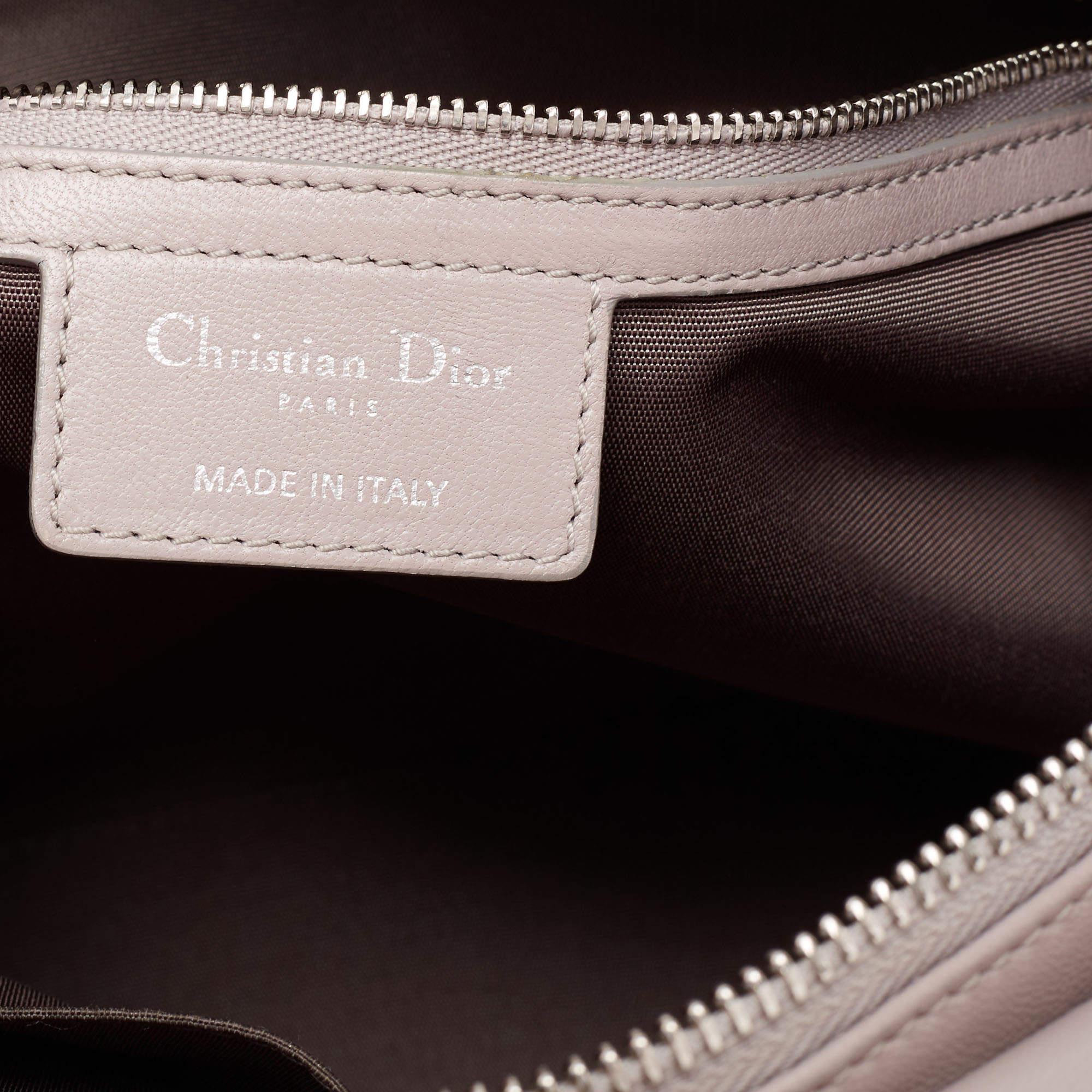 Dior Taupe Cannage Leather Granville Tote 2