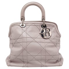 Dior Taupe Cannage Leather Granville Tote