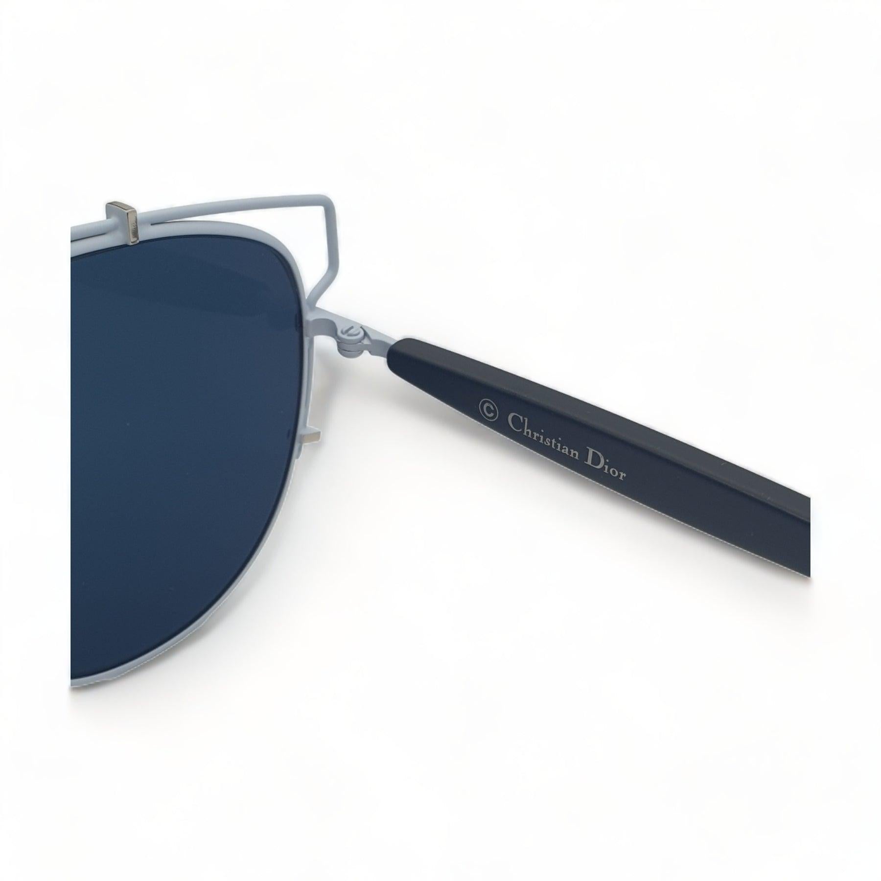 Gray Dior Technologic Sunglasses in White For Sale