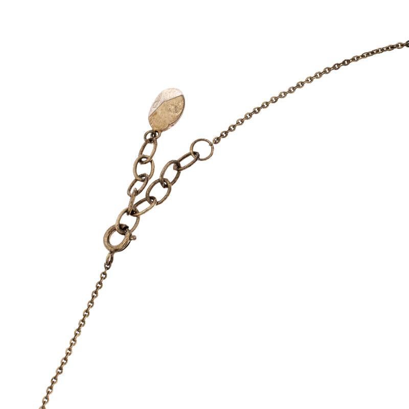 dior spellout necklace