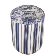 Dior Toile de Jouy Beechwood Stool