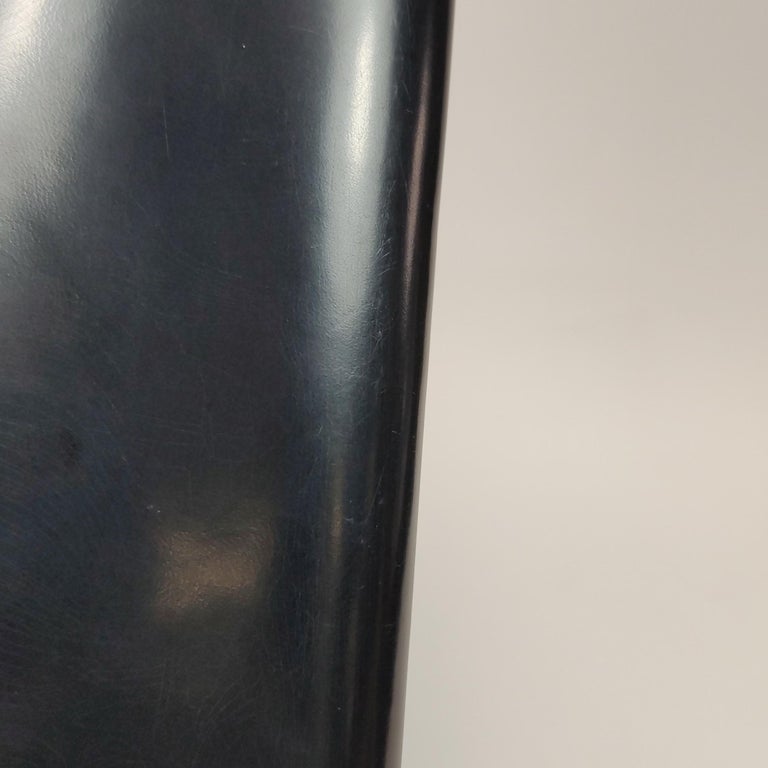 Dior Top Handle Saddle Bag Black Smooth Shiny Calfskin Leather, image 12 of 18