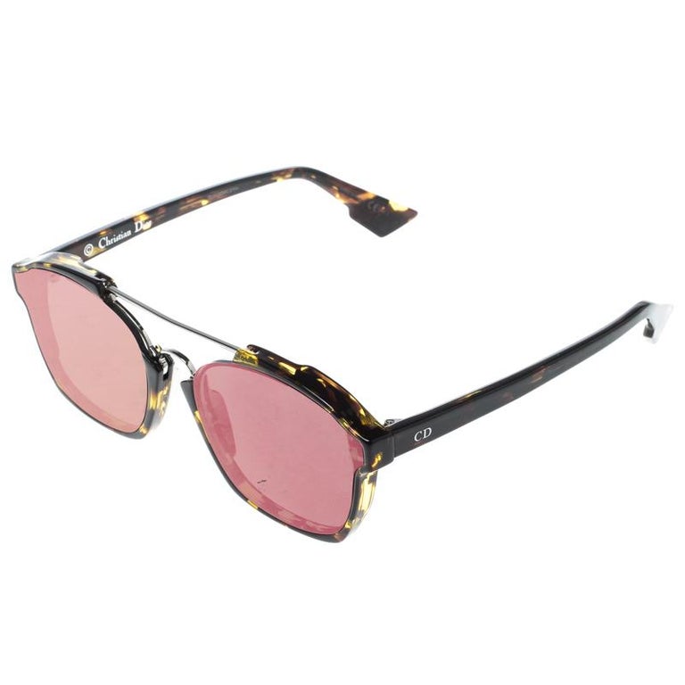 Dior Tortoise/Pink TVZ9Z Dior Abstract Wayfarer Sunglasses at 1stDibs