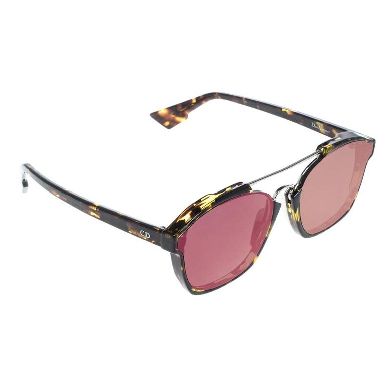 Dior Tortoise/Pink TVZ9Z Dior Abstract Wayfarer Sunglasses at 1stDibs