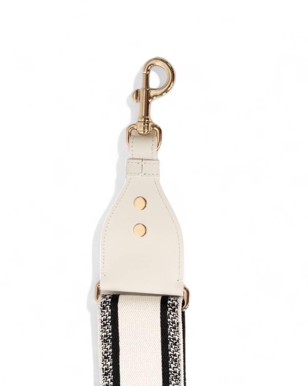 Dior Tracolla Amovibile Bianca/Nera in vendita 2