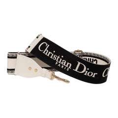 Dior Tracolla Amovibile Bianca/Nera