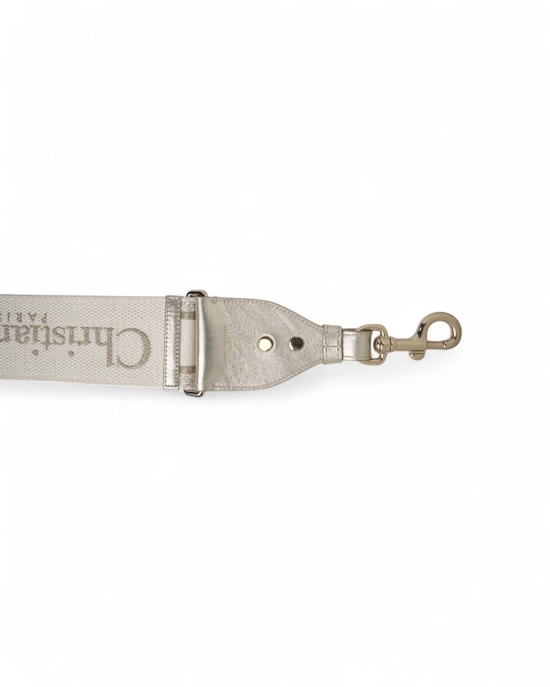 Donna Dior Tracolla Amovibile Bianca Oro in vendita