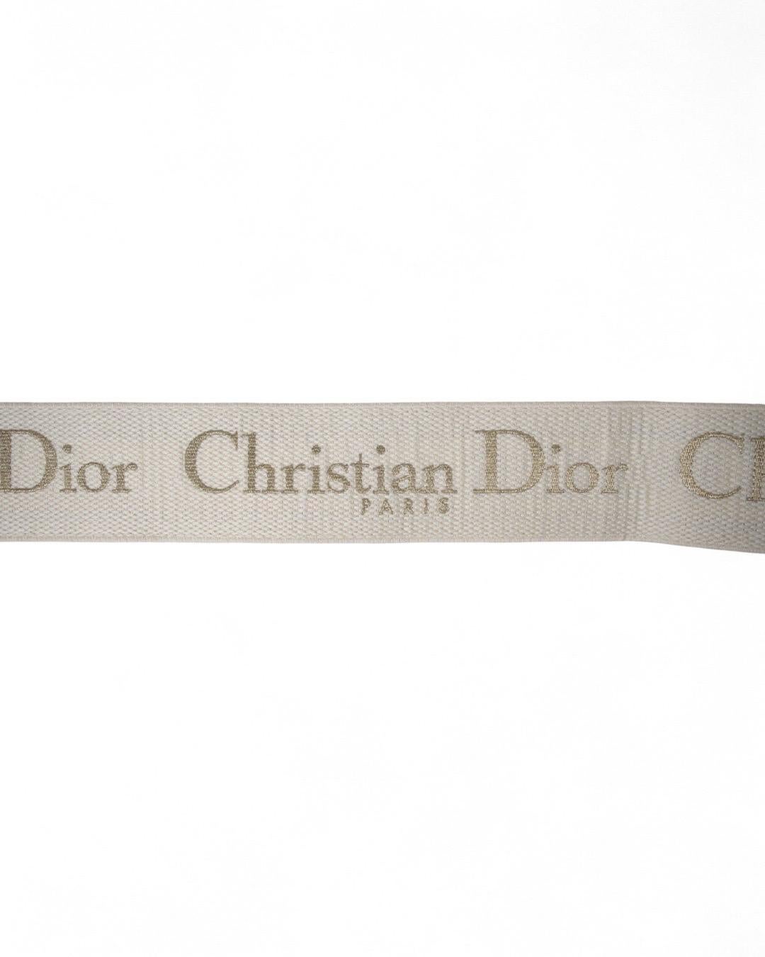 Dior Tracolla Amovibile Bianca Oro in vendita 1