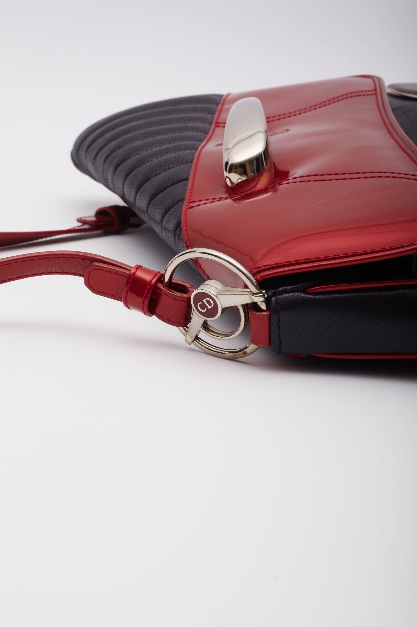 Dior Trailer Trash Cadillac Car Saddle Bag Black Red 4