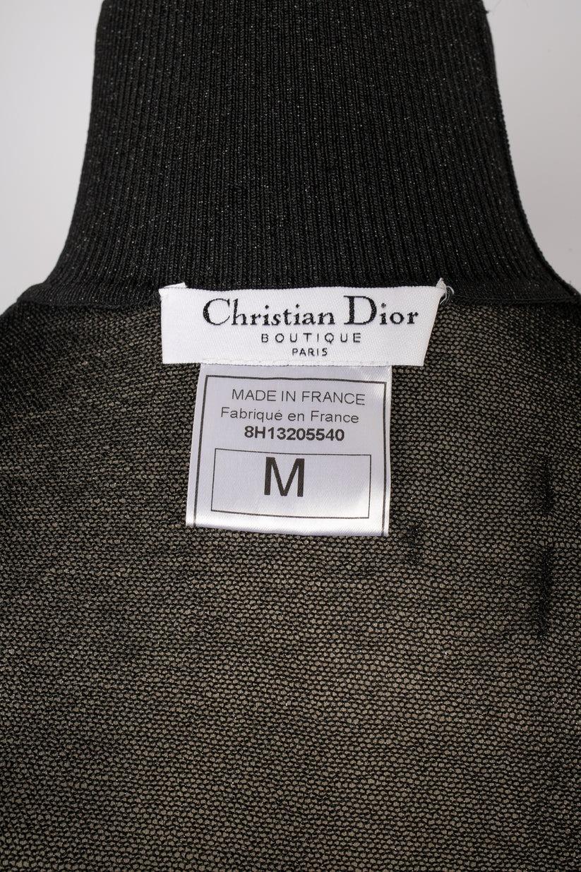 Transparenter schwarzer Dior-Overall aus Mesh, 2008 im Angebot 3
