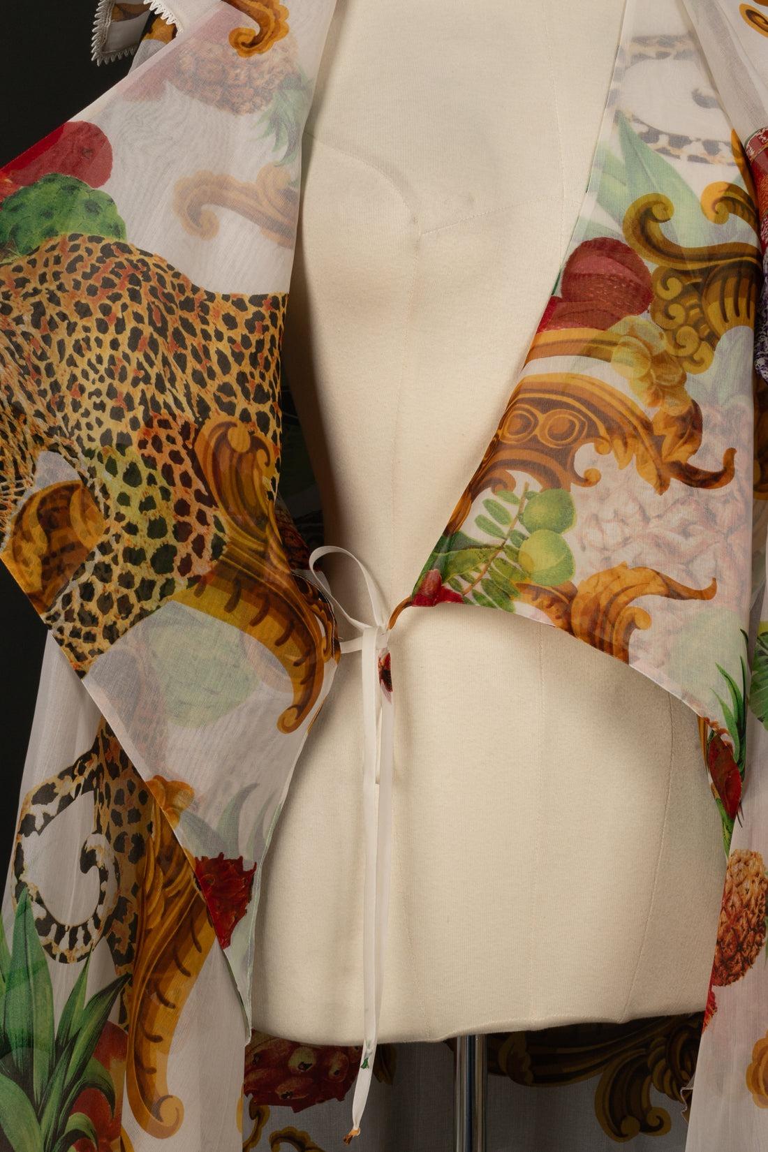 Dior Transparent Silk Oversized Shirt/Top, 1990s 4