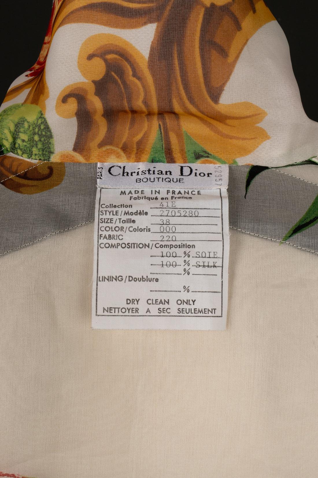 Dior Transparent Silk Oversized Shirt/Top, 1990s 5