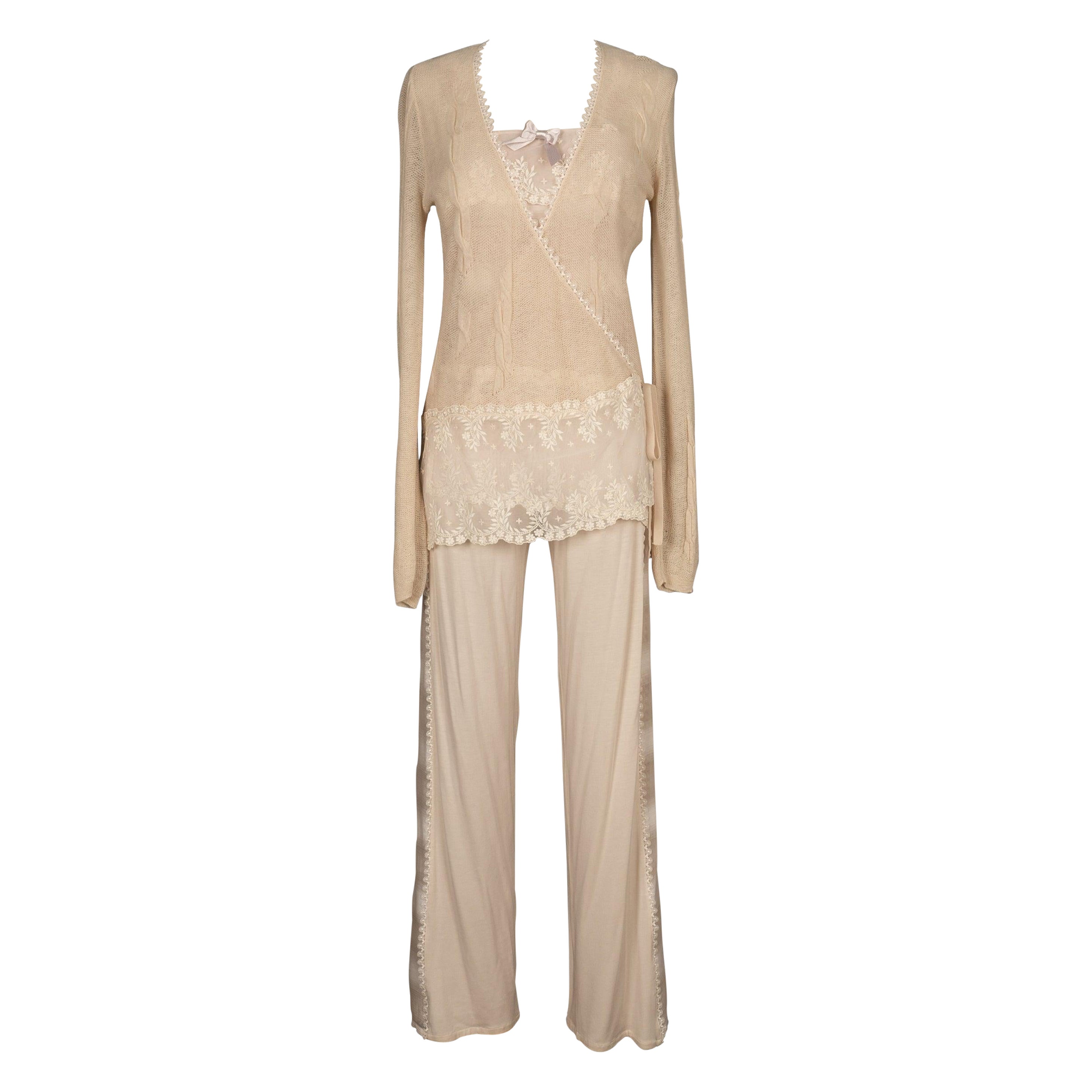 Dior Transparent Silk Top