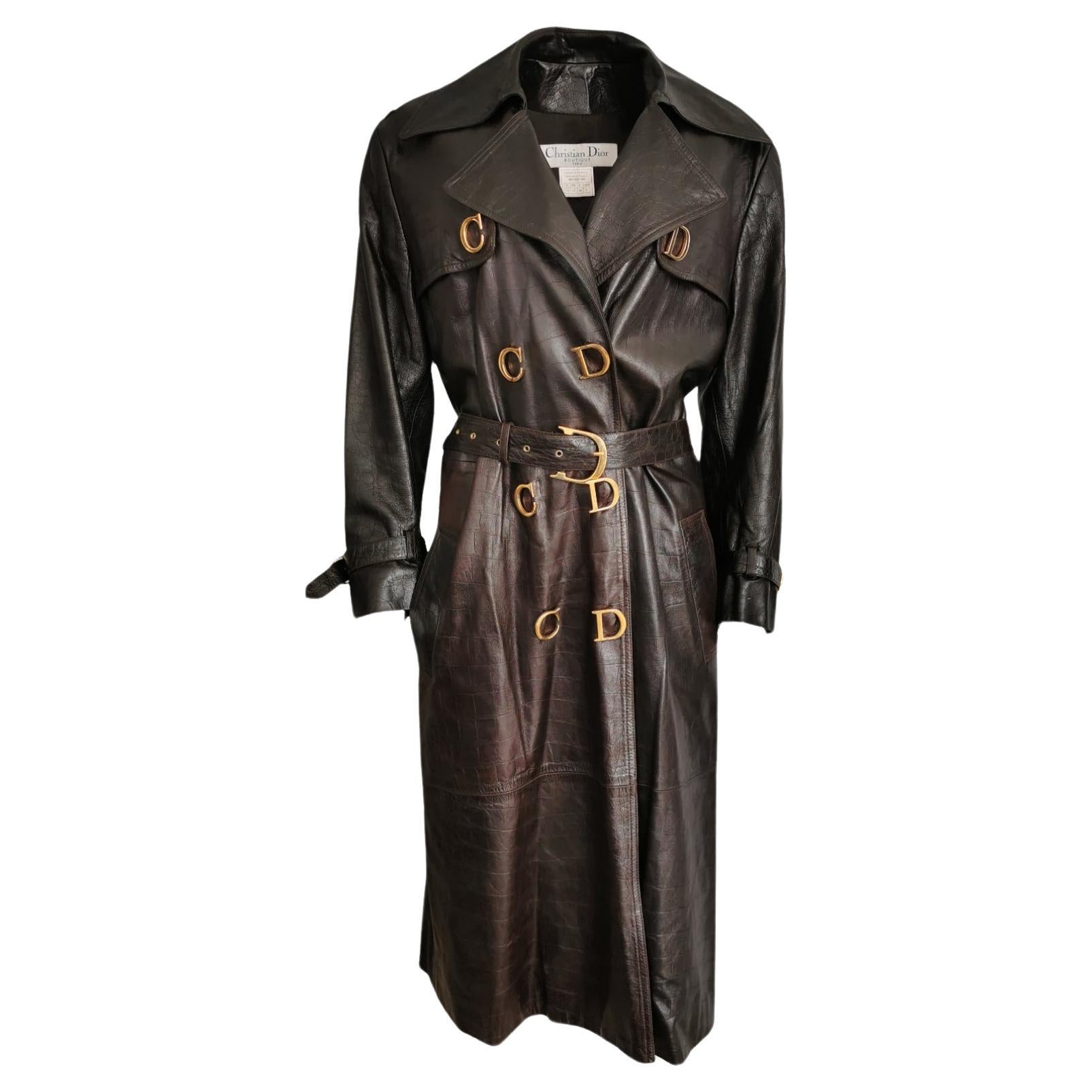 Trench-coat Dior, FW 2000 En vente sur 1stDibs