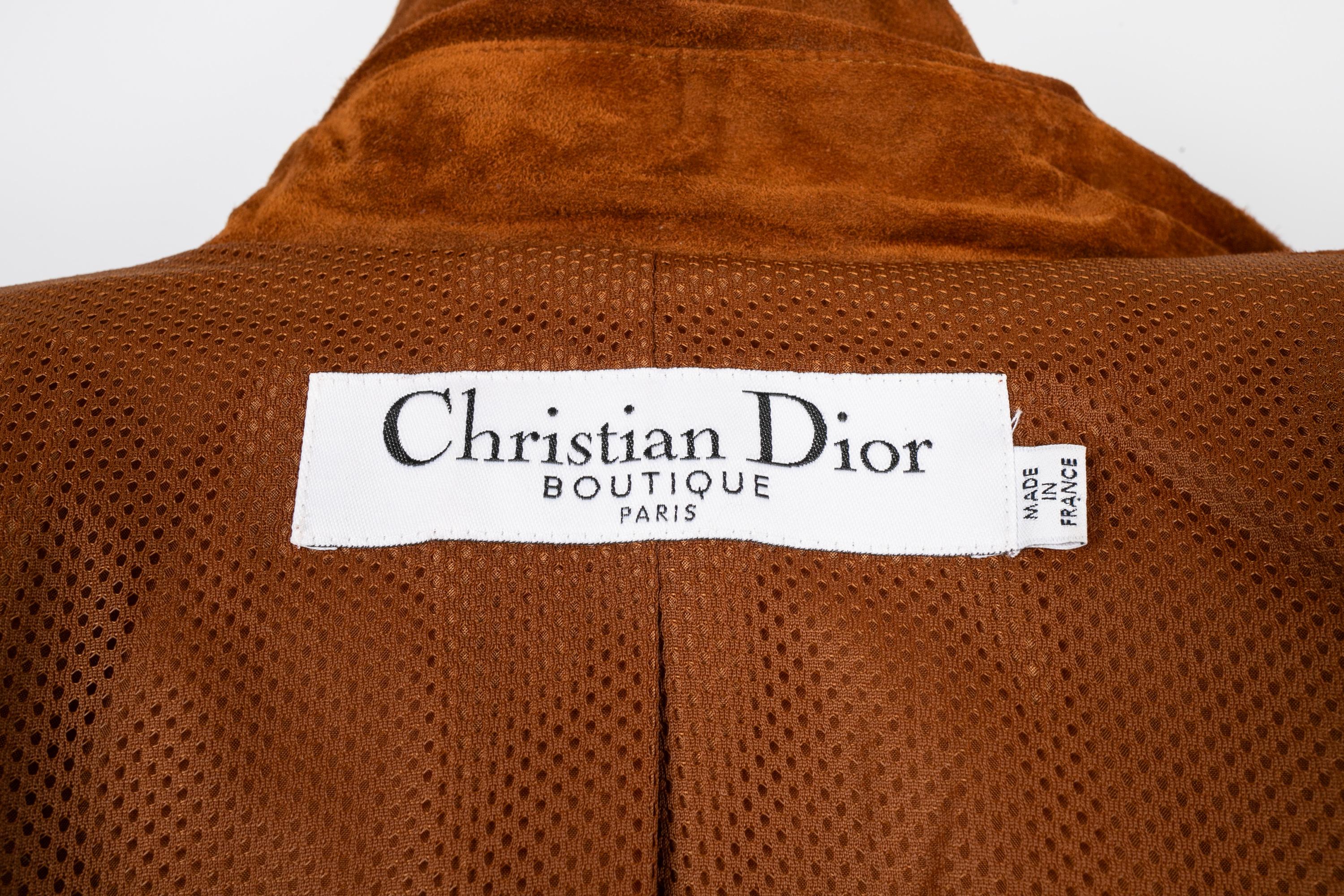 Dior trench coat in leather 2006 7